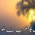 آفتاب کے مغرب سے طلوع کرنے اور دروازہ توبہ کے بند ہونے کی کیفیت بیان فرمائیے۔